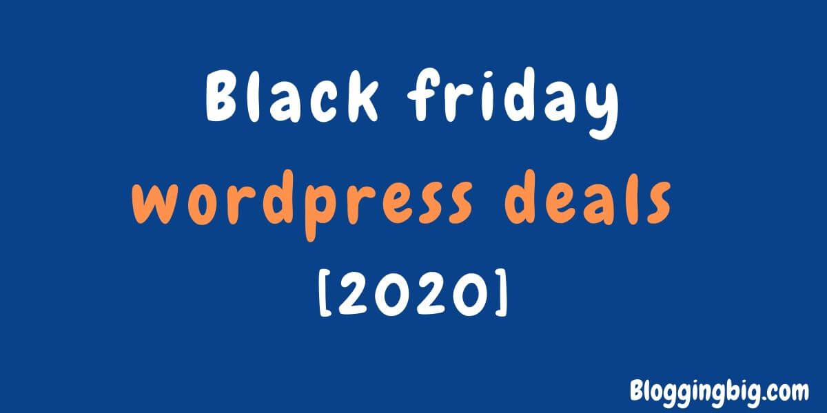 Best Black Friday WordPress deals in 2021: Extended Till Cyber Monday offer image