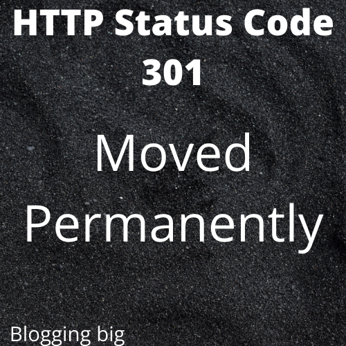 HTTP Status Code 301-Moved Permanently image