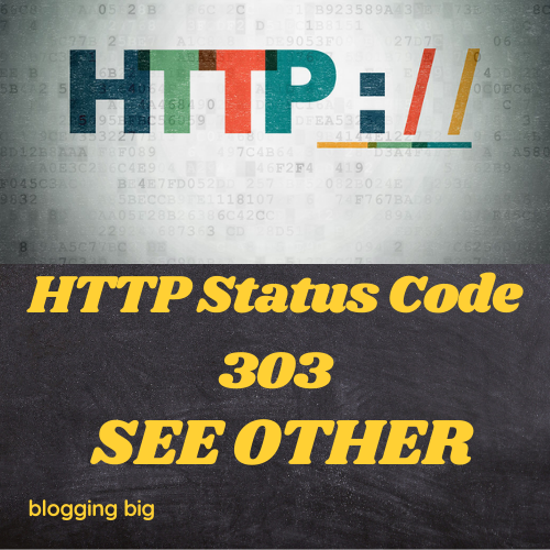 HTTP Status Code 303-SEE OTHER image