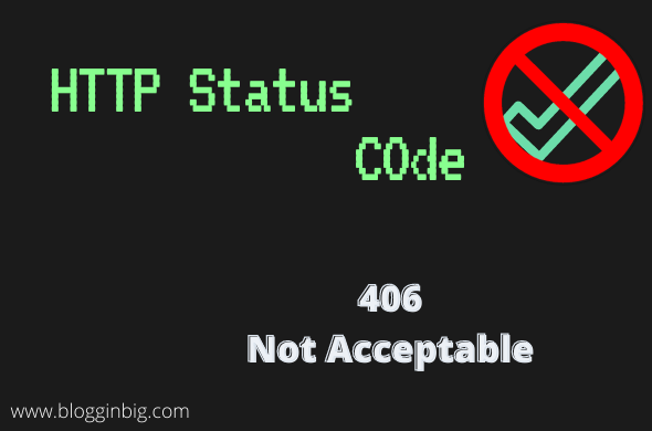 HTTP Status Code 406 Not Acceptable Error And Ways To Fix It image